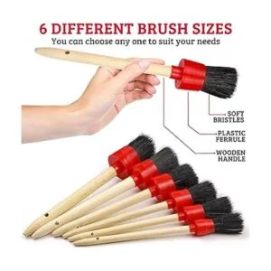 TAKAVU Juego de cepillos para detalles de automóvil 6_2