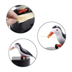 Jucaifu Dispensador de palillos de dientes de Little Bird_5