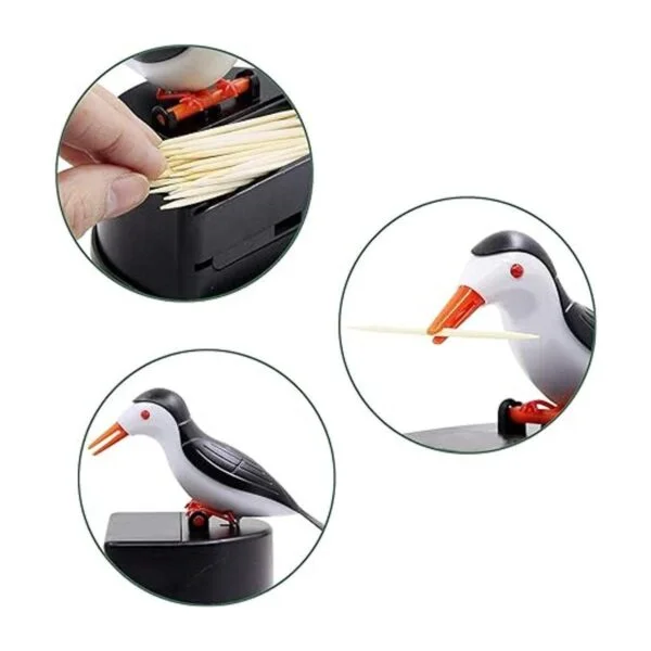 Jucaifu Dispensador de palillos de dientes de Little Bird_5