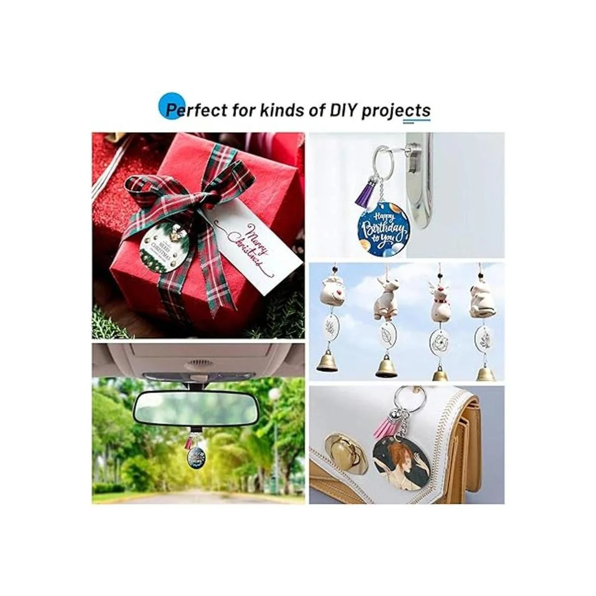 Llaveros en blanco de sublimación 80 unidades etiquetas_2