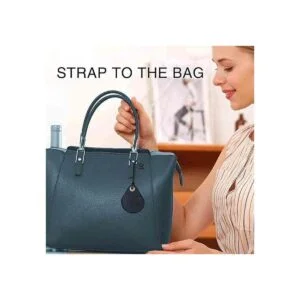 AirTag Soporte de cuero con llavero paquete de 2 fundas_4