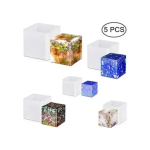 Moldeos cuadrados de resina de silicona FineGood de resina_2