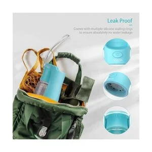 Botella de agua portátil para perros para caminar_2