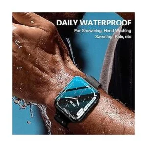 Misxi Paquete de 2 fundas rígidas impermeables negras con_5