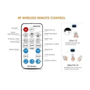 PAUTIX Regulador remoto RF para tira de luces LED de un_2