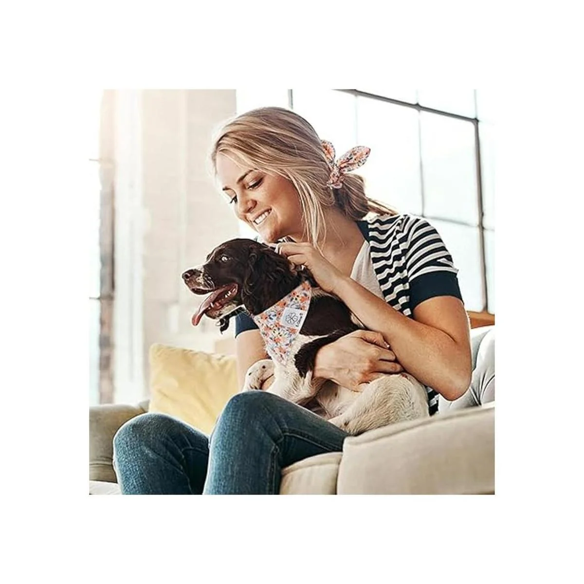 Juego de pañuelos para perros y coleteros a juego baberos_6