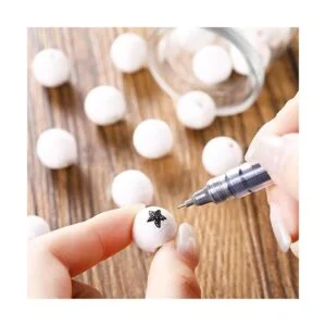 100 piezas de bolas de papel hechas girar naturales_5