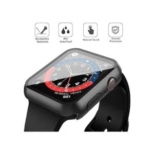 Misxi Paquete de 2 fundas rígidas impermeables negras con_3