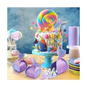 36 cajas de dulces de sirena cajas de regalo de cola de_5