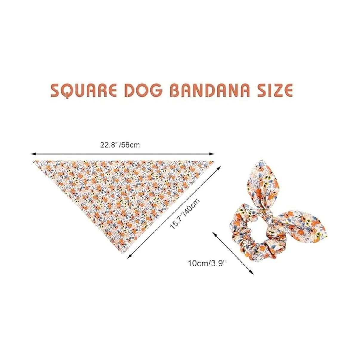 Juego de pañuelos para perros y coleteros a juego baberos_4