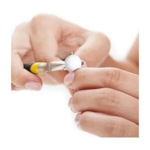 100 piezas de bolas de papel hechas girar naturales_7