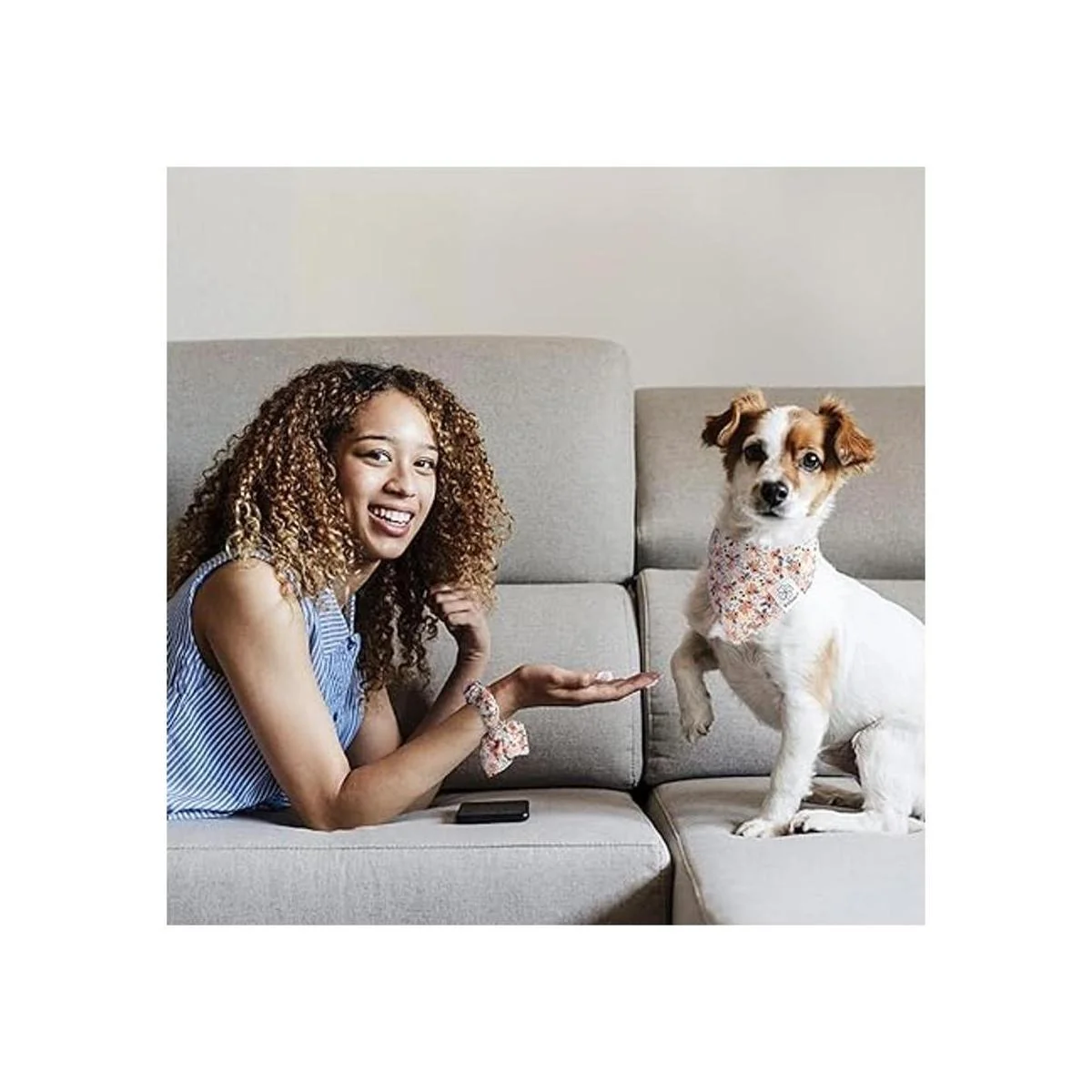 Juego de pañuelos para perros y coleteros a juego baberos_5