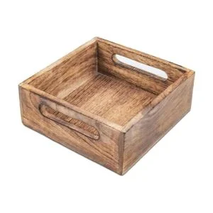 Samhita Servilleta de madera de mango con acabado de_1