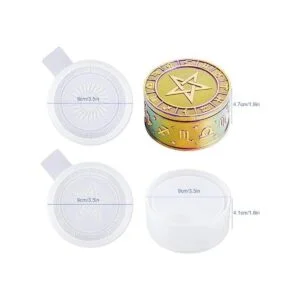 NiArt Molde de resina de silicona constelación_2