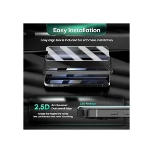 HATOSHI Paquete de 3 protectores de pantalla de vidrio_3