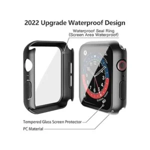 Misxi Paquete de 2 fundas rígidas impermeables negras con_4