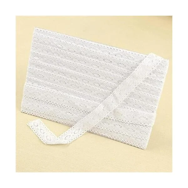 Ribete de cinta de encaje blanco cinta de encaje de_4