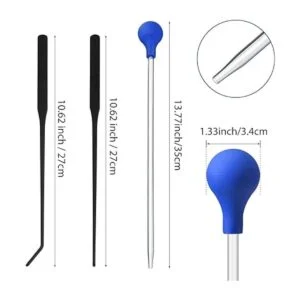 3 piezas de accesorios para tanque Axolotl pinzas extra_2