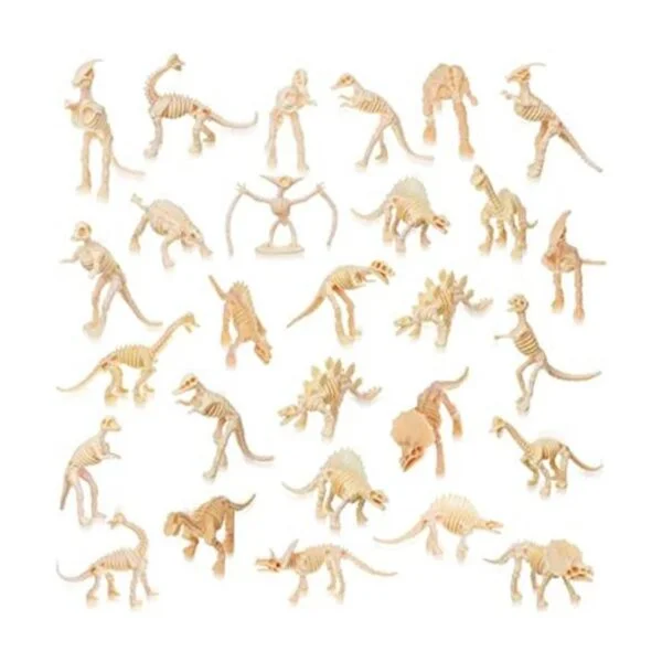60 piezas de esqueleto de dinosaurio figuras surtidas_1