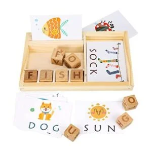 TOY Life Juegos de ortografía de bloques de letras de_1