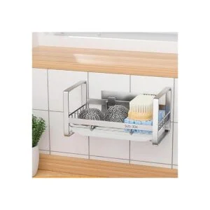 JiangWaveT Soporte de esponja soporte de jabón de acero_3