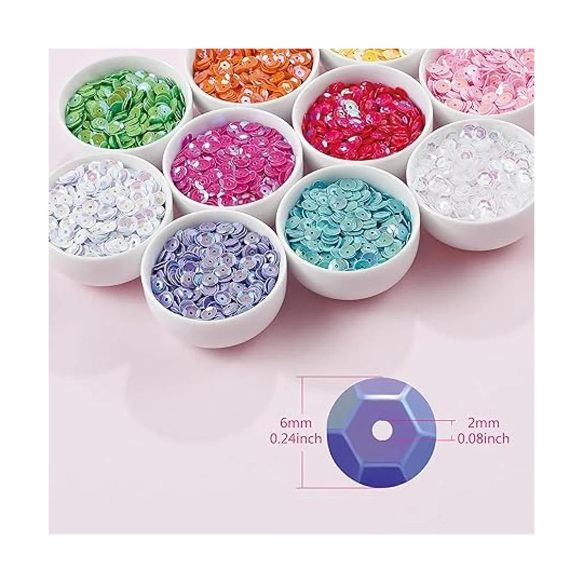 Lentejuelas sueltas de 0.236 in 12.000 lentejuelas_5