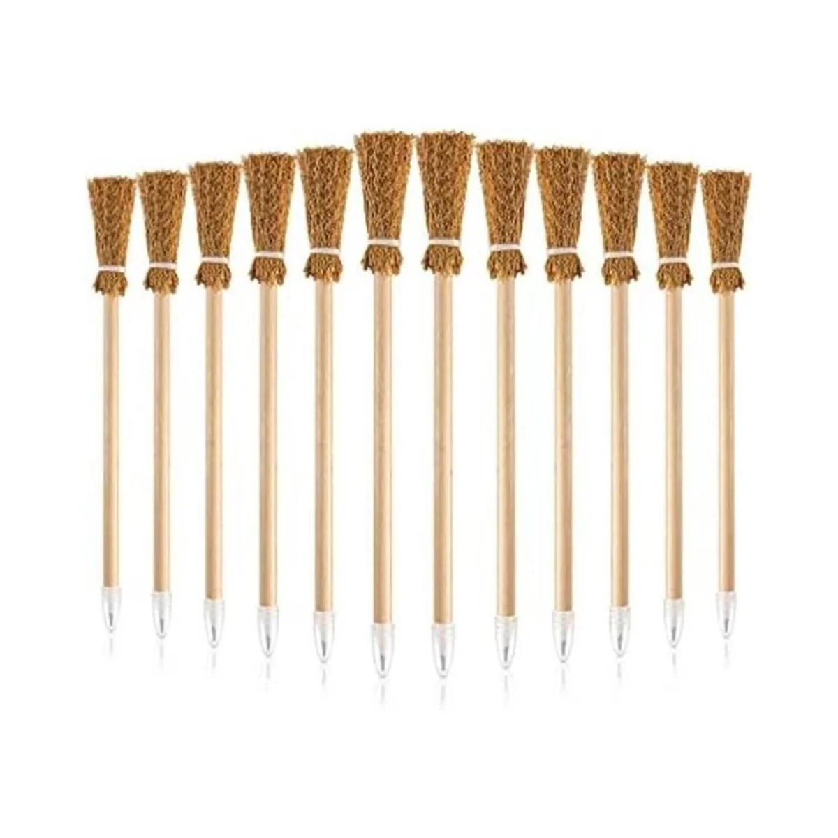 12 lápices de escoba de bruja para Halloween lápices de_1