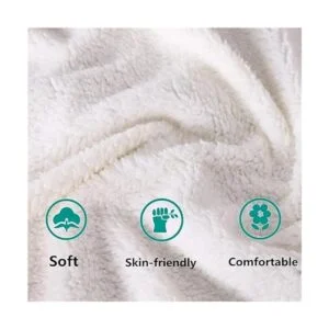 Manta con estampado de vaca manta de forro polar manta_5