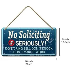 Letrero sin solicitudes para casa divertidos letreros_2