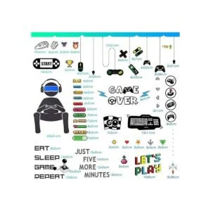 56 calcomanías de pared para jugadores juego de_2