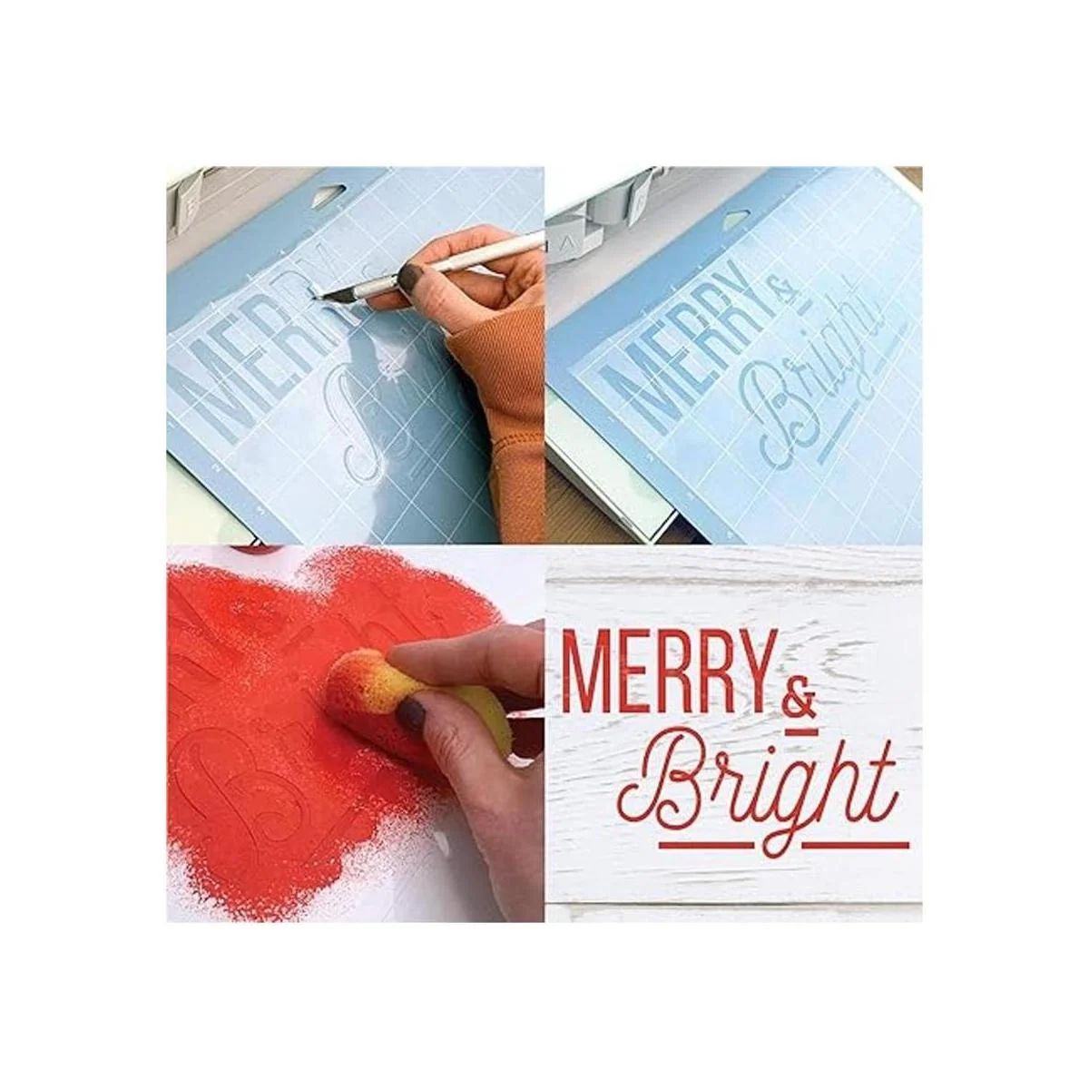 Juego de 24 hojas de plantillas de corte fácil 12 x 12_4