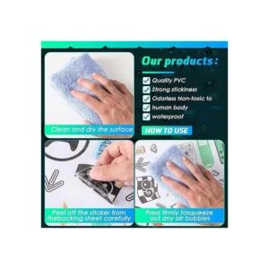 56 calcomanías de pared para jugadores juego de_5