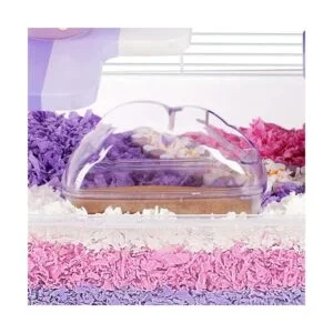 BUCATSTATE Contenedor grande de baño de arena para hámster_4