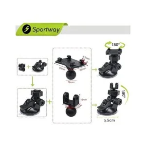 Sportway Soporte de succión para cámara de salpicadero_2