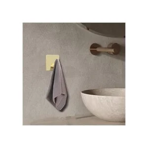 BIOMOTY Ganchos adhesivos dorados paquete de 4 ganchos de_6