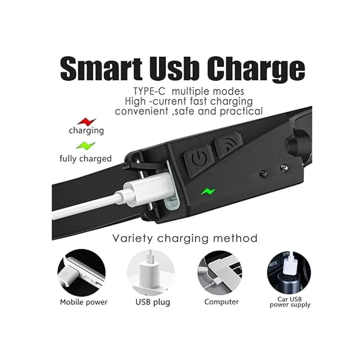 CATO Linterna ligera para faros delanteros recargable_6