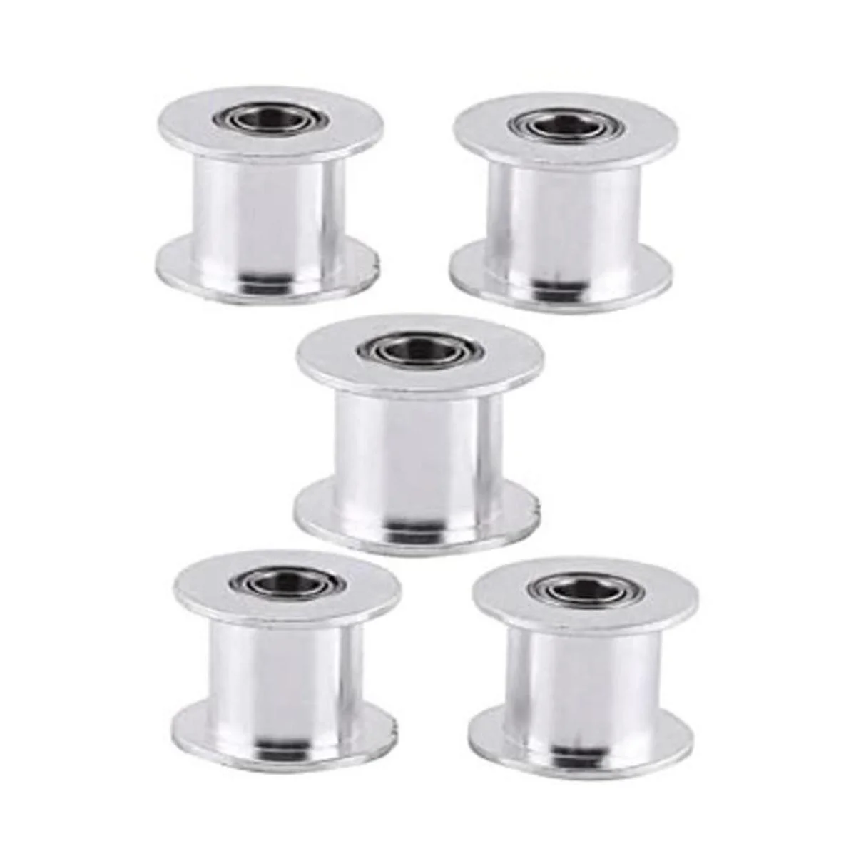 GT2 Polea de correa dentada rodillo liso de 0.394 in_1