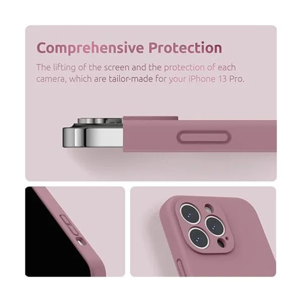 SURPHY funda de silicona compatible con iPhone 13 Pro 6.1_4