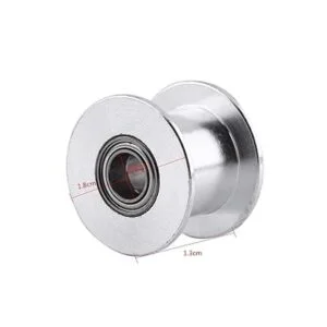 GT2 Polea de correa dentada rodillo liso de 0.394 in_2