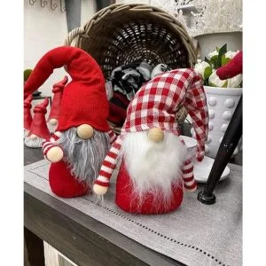 Tela de piel sintética lanuda para manualidades gnomos_4