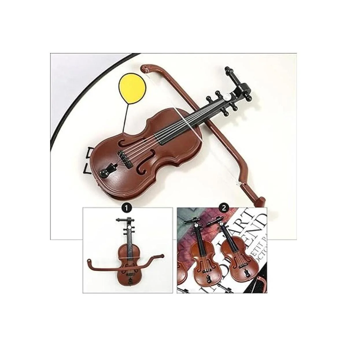 BESTOYARD Juego de 20 mini instrumentos musicales para_2