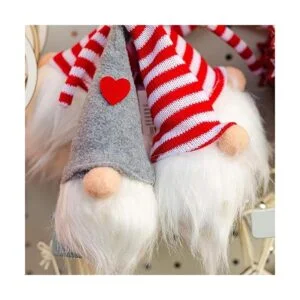 Tela de piel sintética lanuda para manualidades gnomos_3