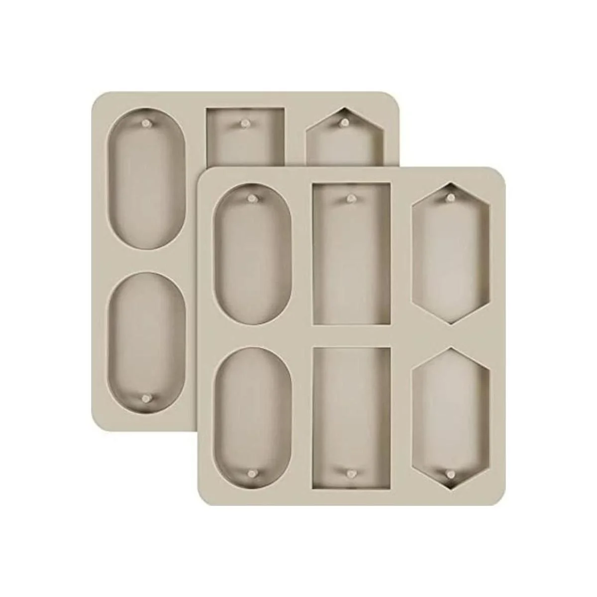 2 moldes de cera de silicona rectángulo cera resina moldes_1