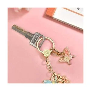 60 anillos planos de metal llavero anillo redondo plano_5