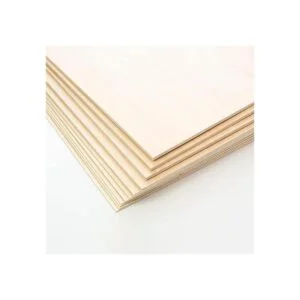 Madera sin acabar paquete de 15 hojas de tilo hojas_5