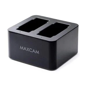 MAXCAM Cargador de batería dual con cable USB tipo C para_1