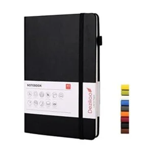Deziliao Cuadernos forrados para diario con lazo para_1
