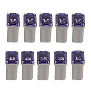 Paquete de 10 fusibles de microcartucho de 15 amperios_1
