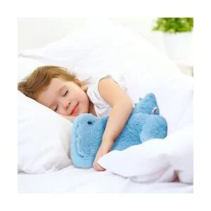 VANLINNY Peluche de dinosaurio azul juguete de peluche de_5