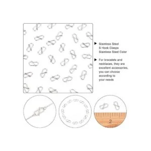Unicraftale 200 ganchos de acero inoxidable 304 ganchos_4